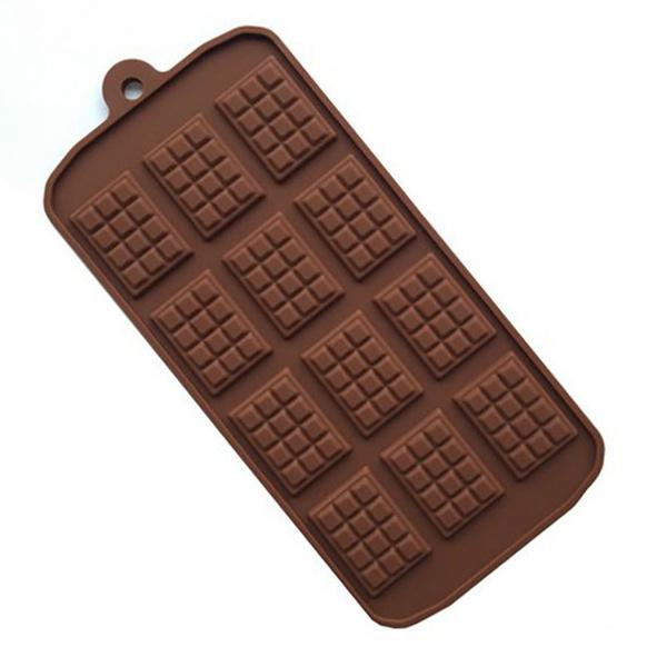 1161 Silicone Mini Choco Bar Mould - 12 Cavity - SkyShopy 1161 Silicone Mini Choco Bar Mould - 12 Cavity - SkyShopy